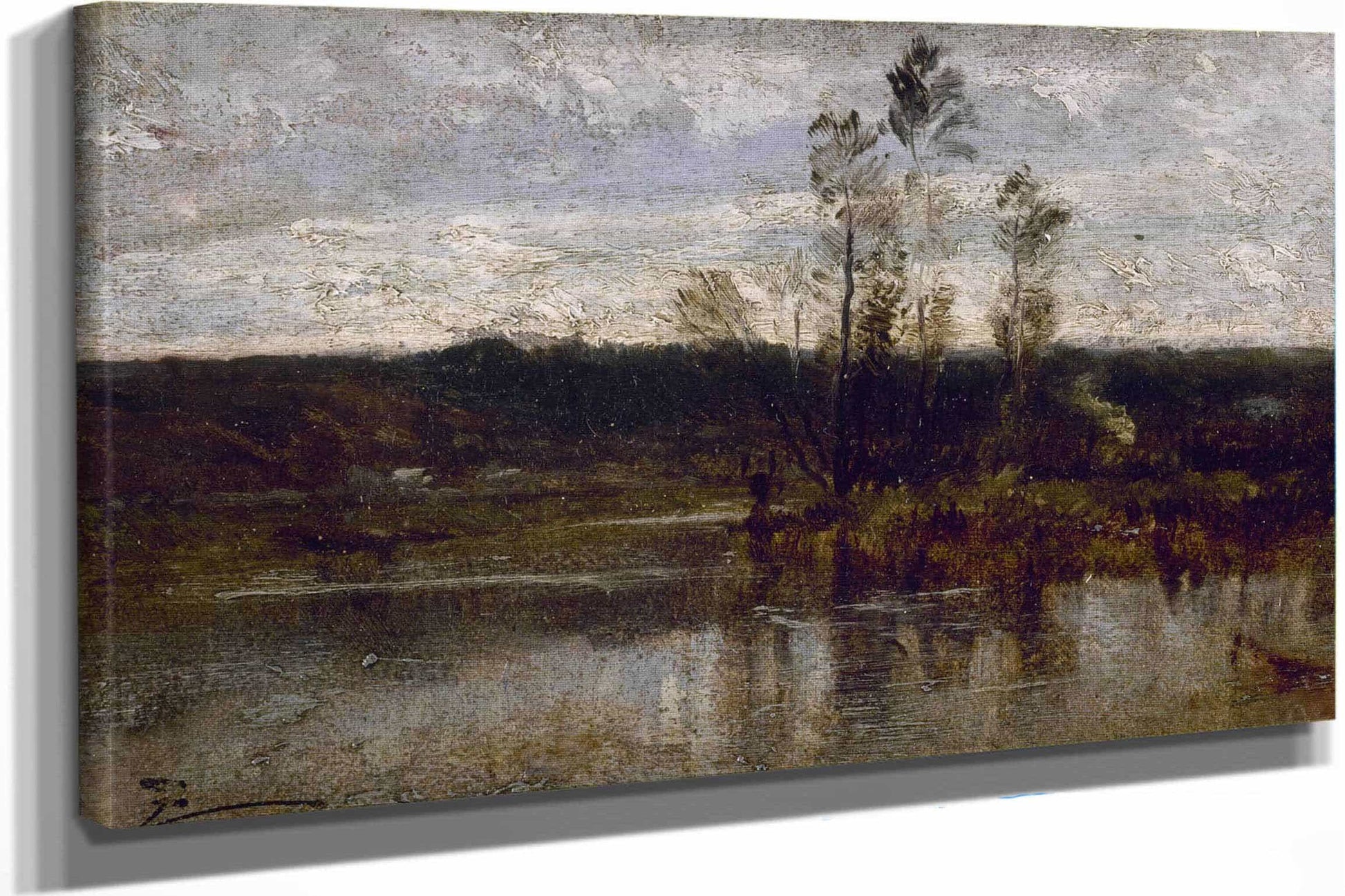 Bord De Riviere by Felix Ziem