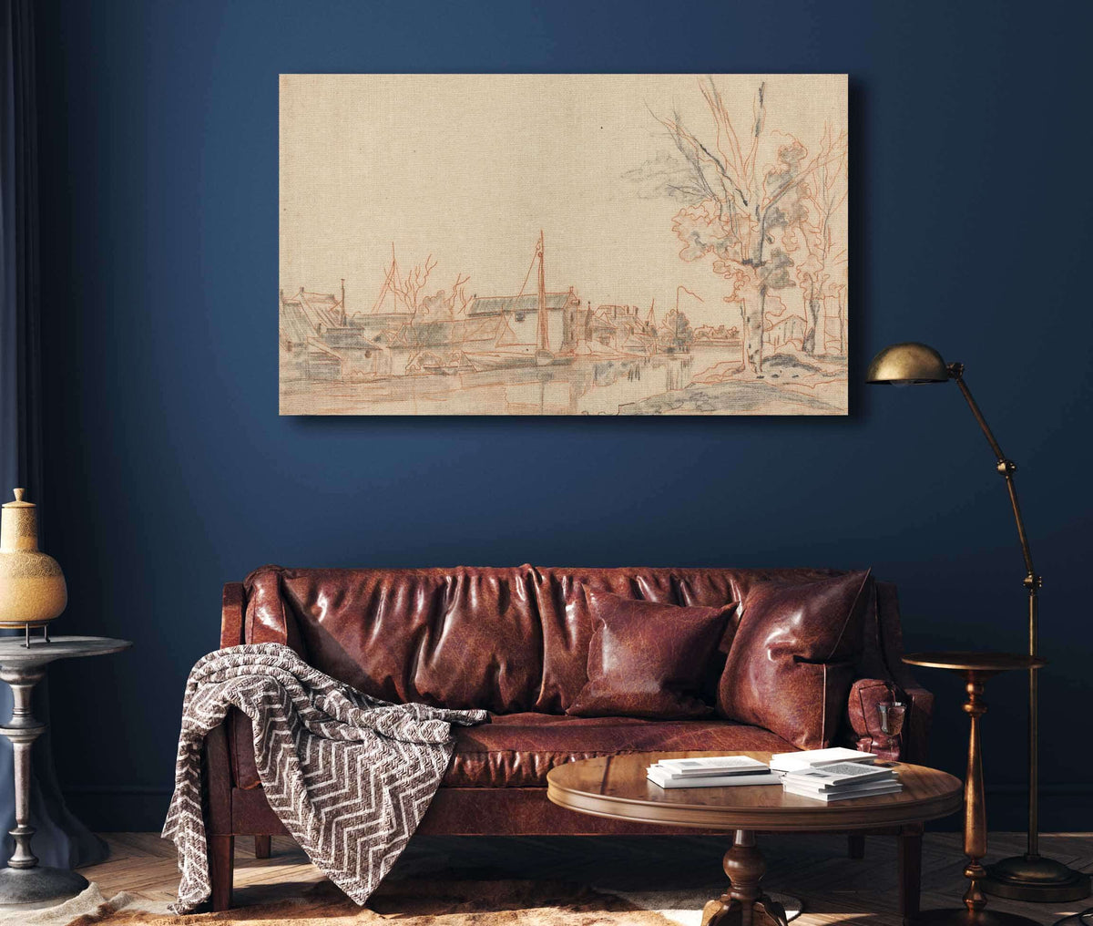 Bords De Canal by Johan Barthold Jongkind