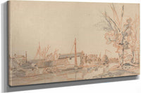 Bords De Canal by Johan Barthold Jongkind