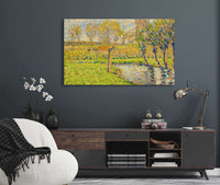 Bords De Lepte A Eragny by Camille Pissarro