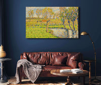 Bords De Lepte A Eragny by Camille Pissarro