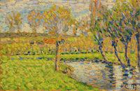 Bords De Lepte A Eragny by Camille Pissarro