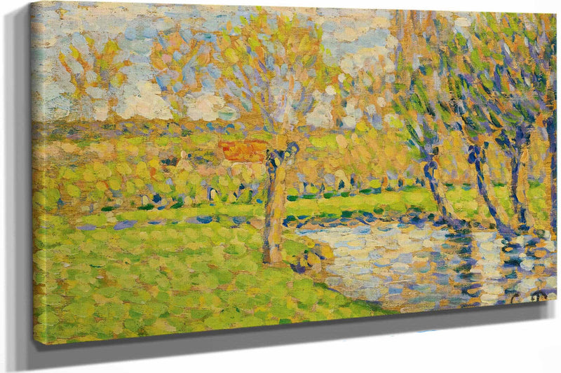 Bords De Lepte A Eragny by Camille Pissarro