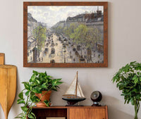 Bords De Loise A Pontoise Banks Of The Oise At Pontoise by Camille Pissarro