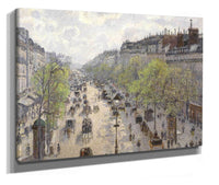 Bords De Loise A Pontoise Banks Of The Oise At Pontoise by Camille Pissarro