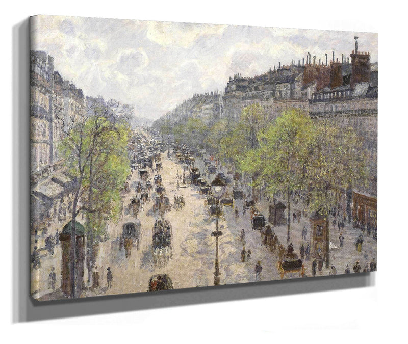 Bords De Loise A Pontoise Banks Of The Oise At Pontoise by Camille Pissarro