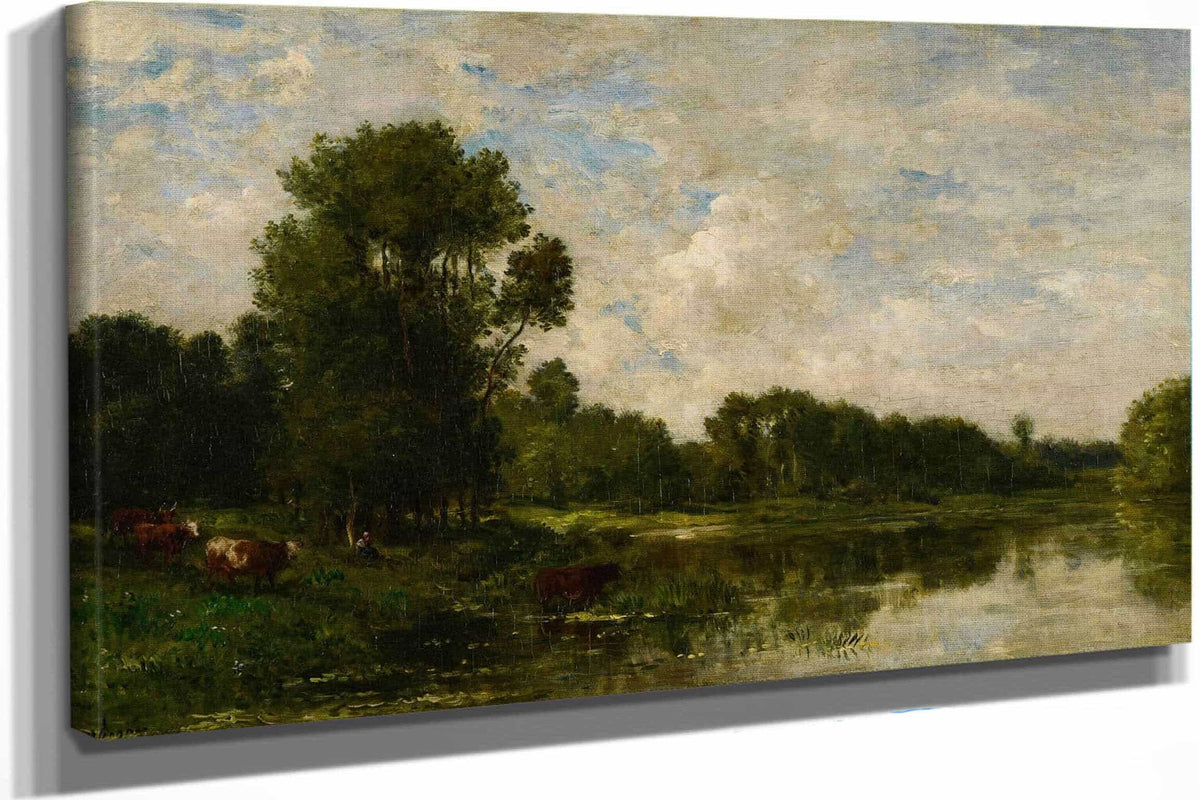 Bords De Loise by Charles Francois Daubigny