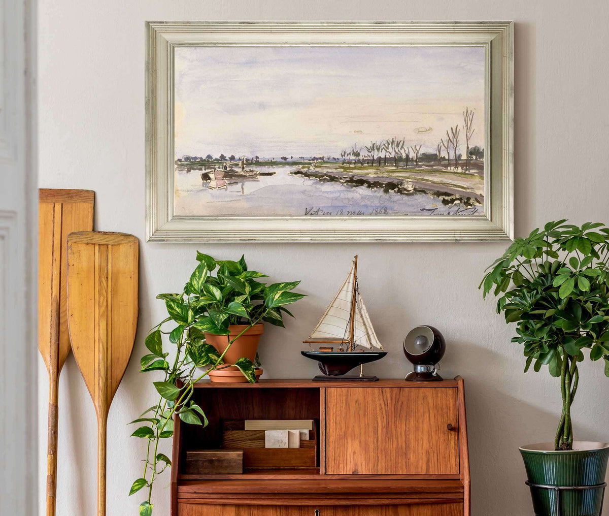 Bords De Riviere by Johan Barthold Jongkind