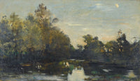 Bords De Riviere Pres De Corbigny by Charles Francois Daubigny