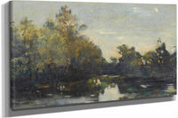 Bords De Riviere Pres De Corbigny by Charles Francois Daubigny