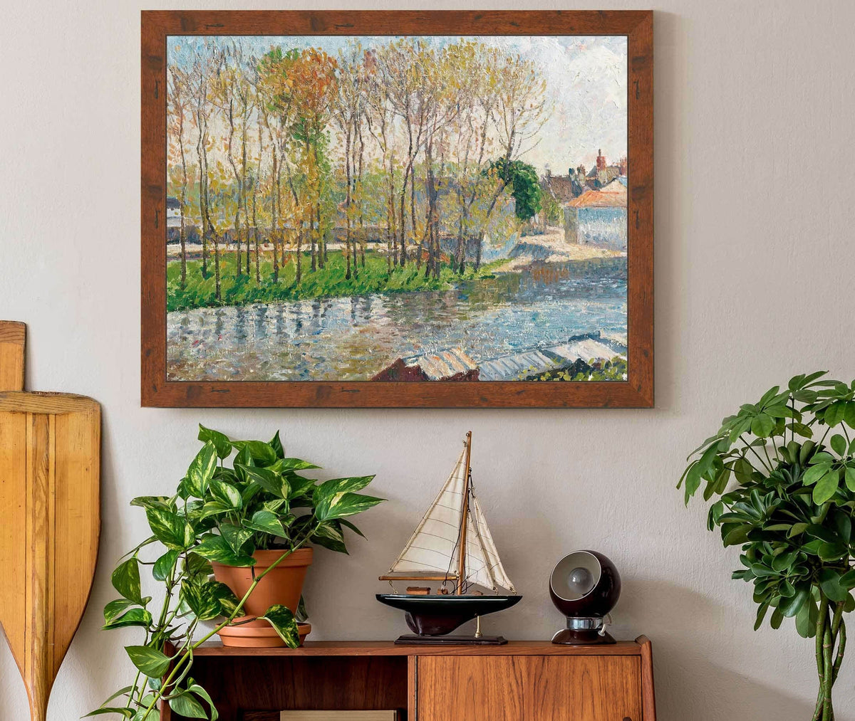 Bords Du Loing A Moret by Camille Pissarro