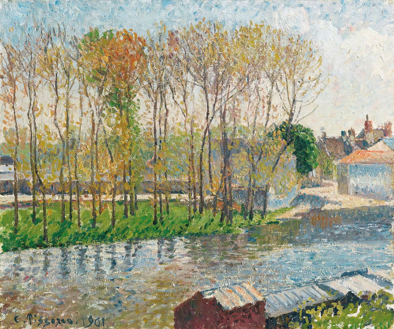Bords Du Loing A Moret by Camille Pissarro