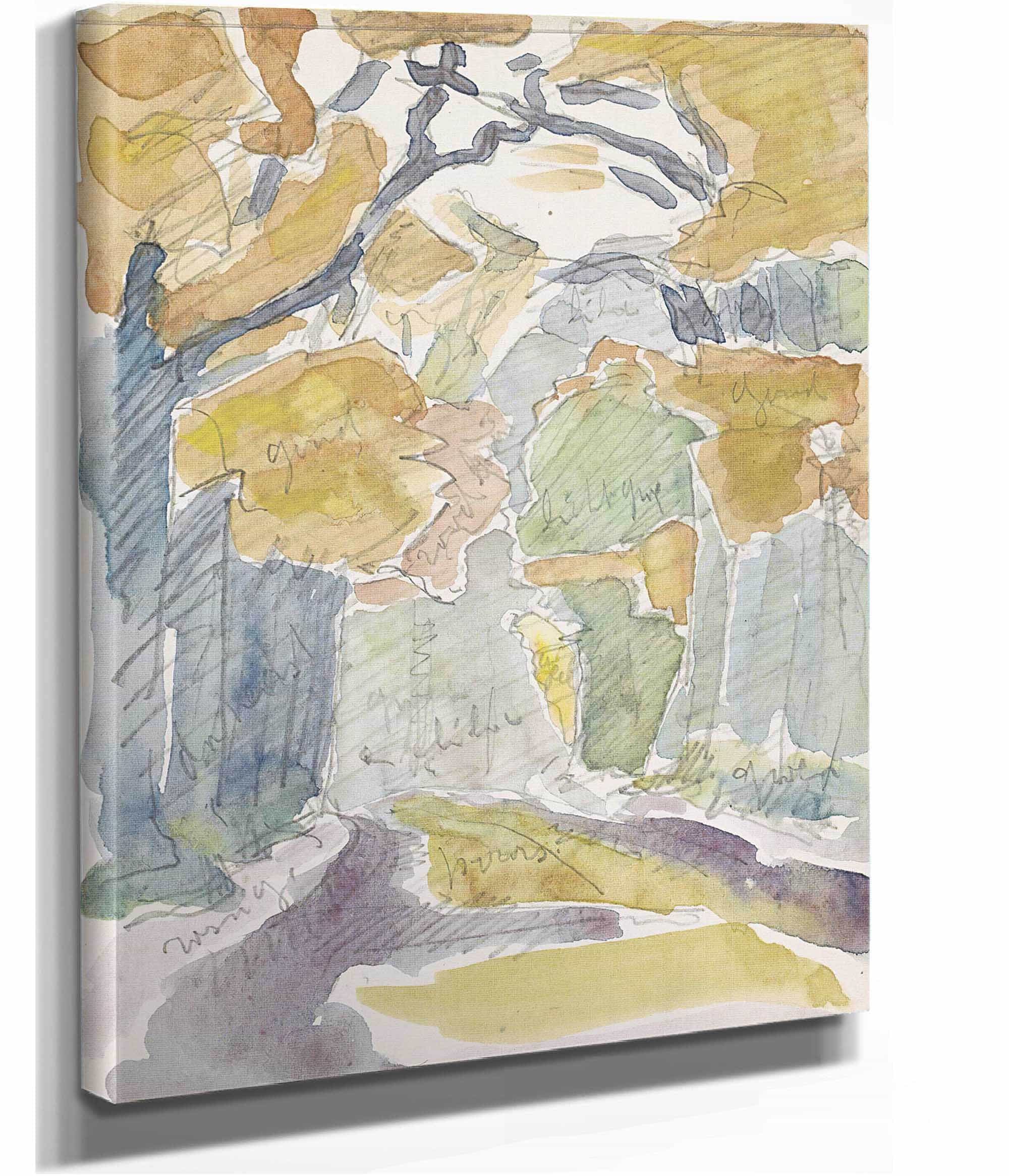 Bospad In De Herfst by Reijer Stolk