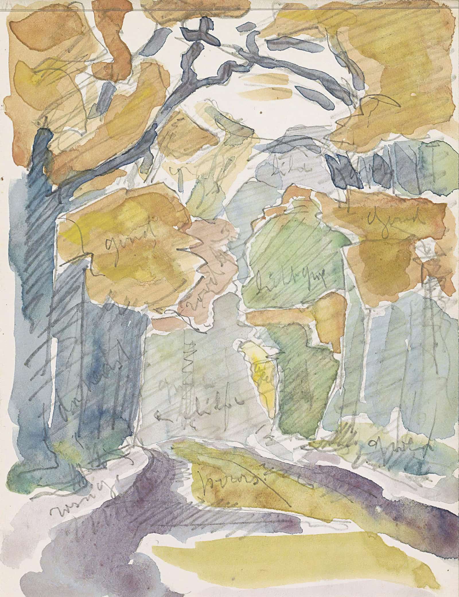 Bospad In De Herfst by Reijer Stolk