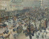 Boulevard Des Italiensmorning by Camille Pissarro