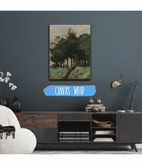 Boulogne Sur Mer Sentier Creux Domine Par Les Arbes by Jean Baptiste Camille Corot