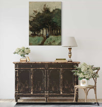 Boulogne Sur Mer Sentier Creux Domine Par Les Arbres by Jean Baptiste Camille Corot