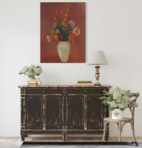 Bouquet In A Chinese Vase   by Odilon Redon