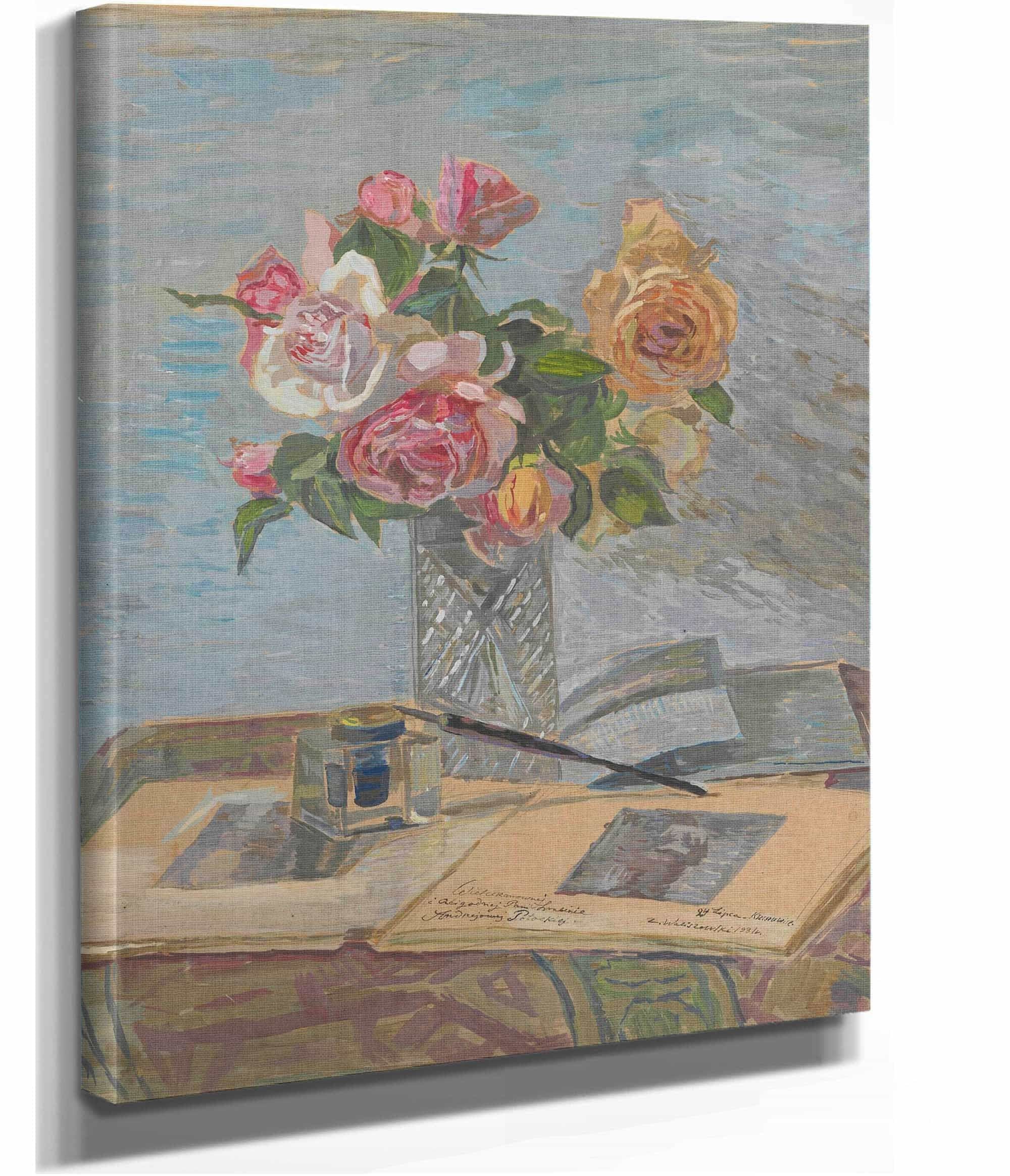 Bouquet Of Roses by Zygmunt Waliszewski