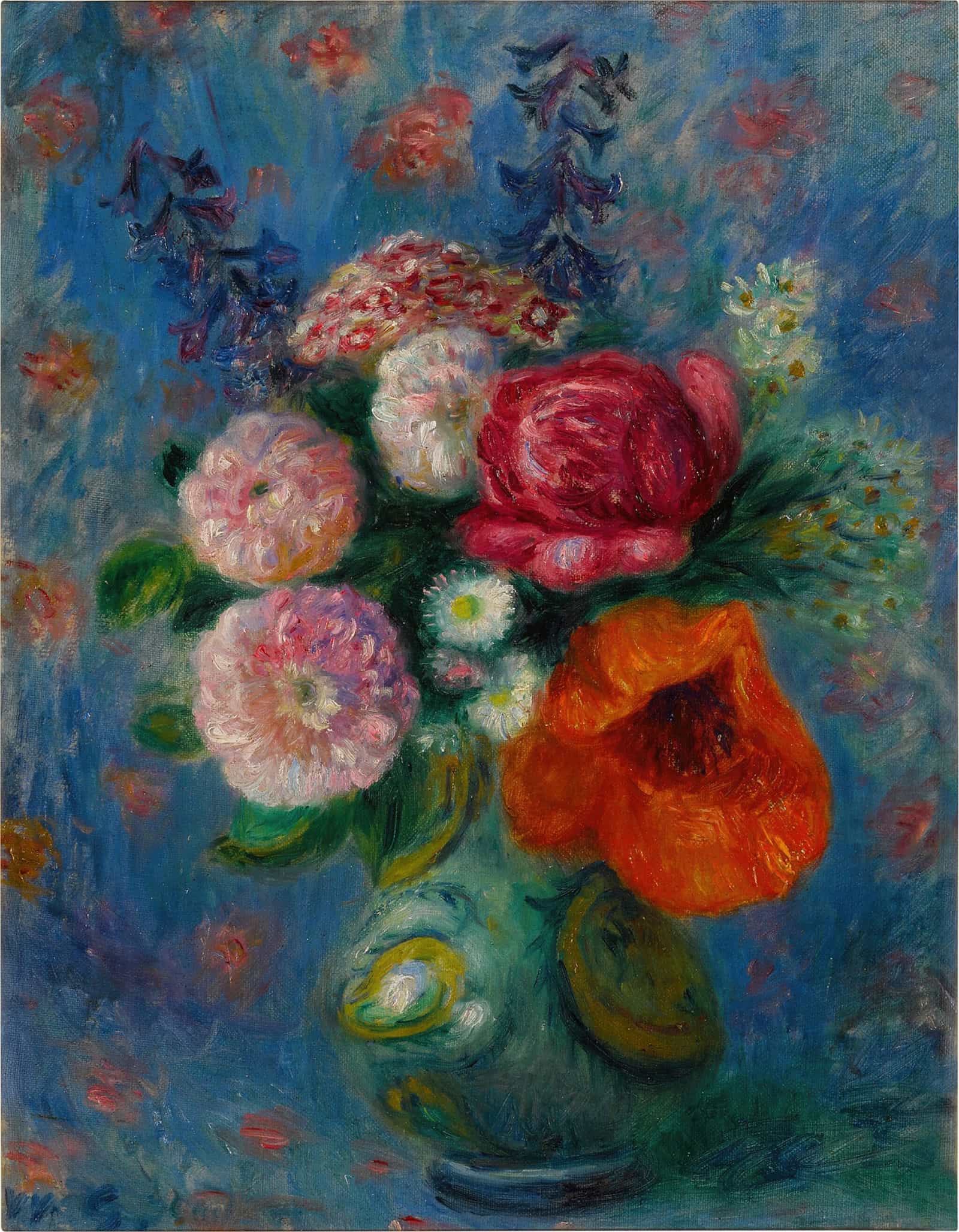 Bouquet With Poppy by William James Glackens