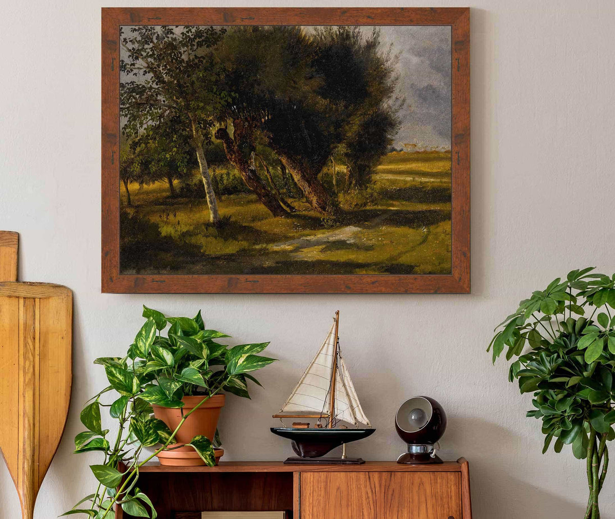 Bouquets Darbres Dans La Prairie by Rosa Bonheur