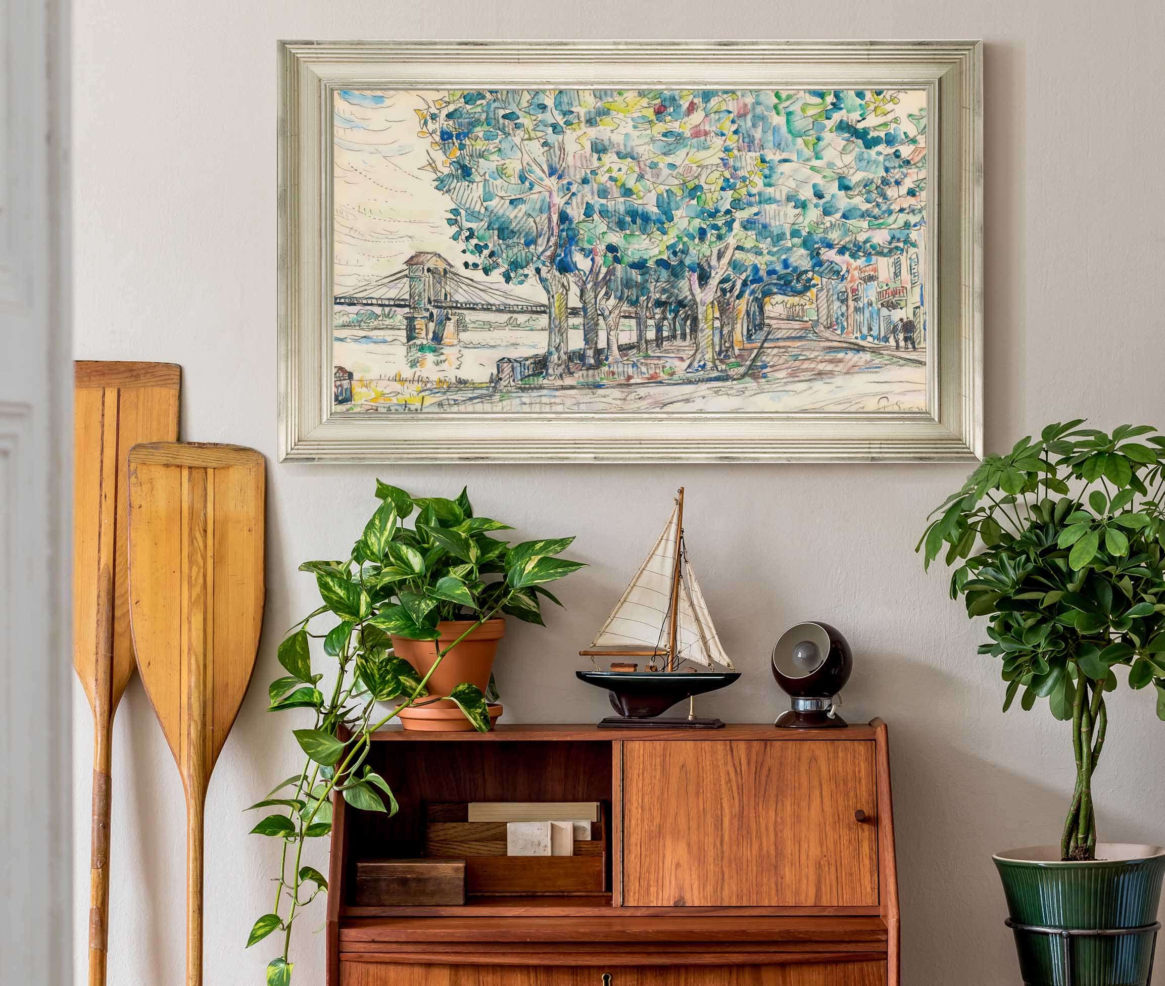 Bourg Saint Andeol by Paul Signac