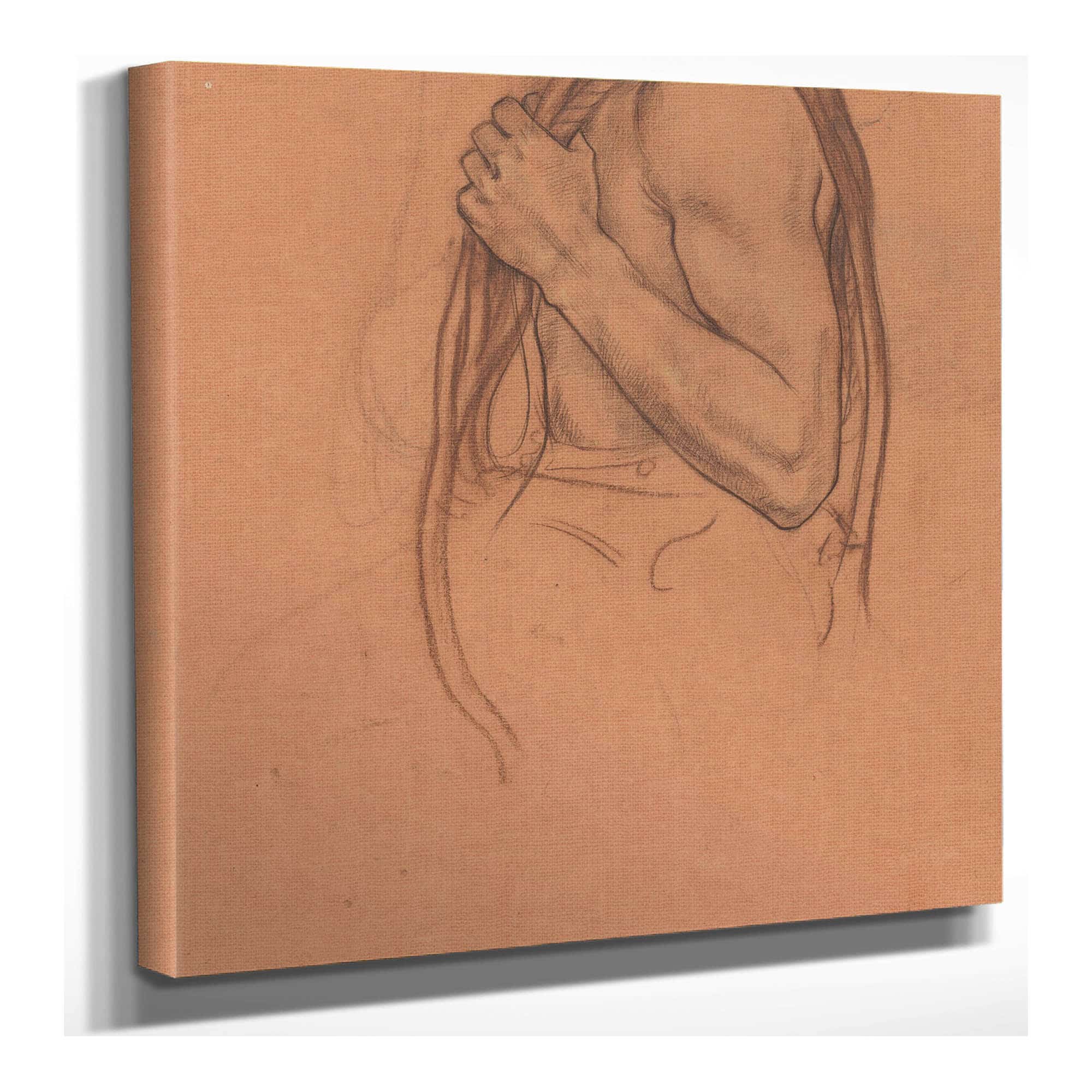 Bovenlichaam Van Een Man Met Touw Over Zijn Schouder  by Richard Nicolaus Roland Holst