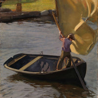 Boy And Sail  by Magnus Enckell