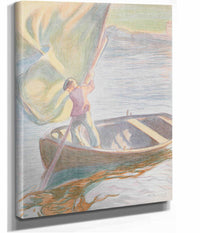 Boy And Sail  by Magnus Enckell