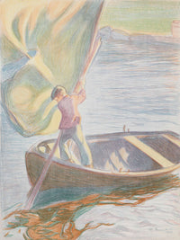 Boy And Sail  by Magnus Enckell