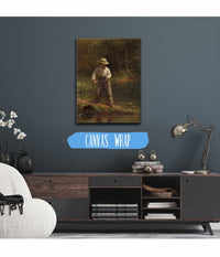 Boy Fishing S by Eastman Johnson