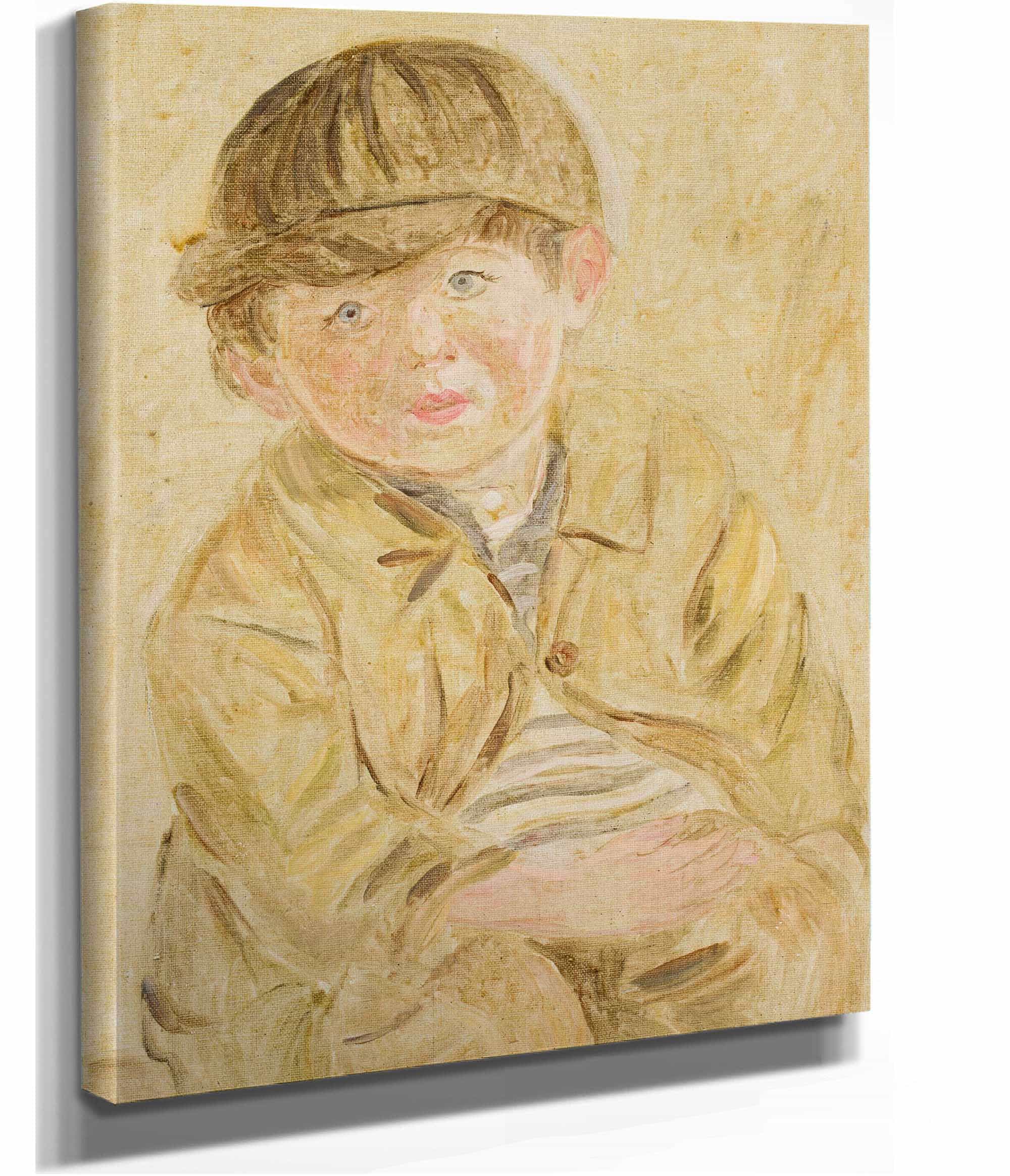 Boy In A Visored Cap by Tadeusz Makowski