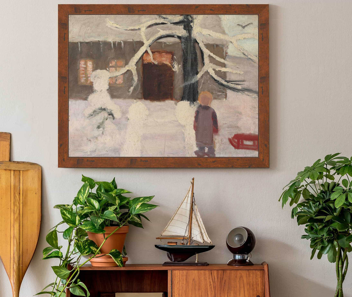 Boy In The Snow by Paula Modersohn Becker