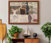 Boy In The Snow by Paula Modersohn Becker