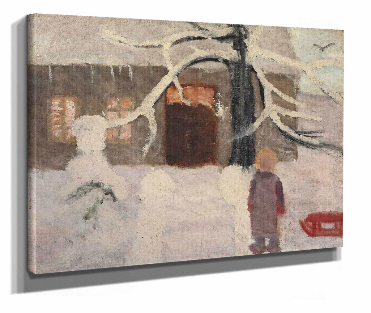 Boy In The Snow by Paula Modersohn Becker