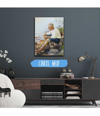 Boy On The Shore  by Pekka Halonen