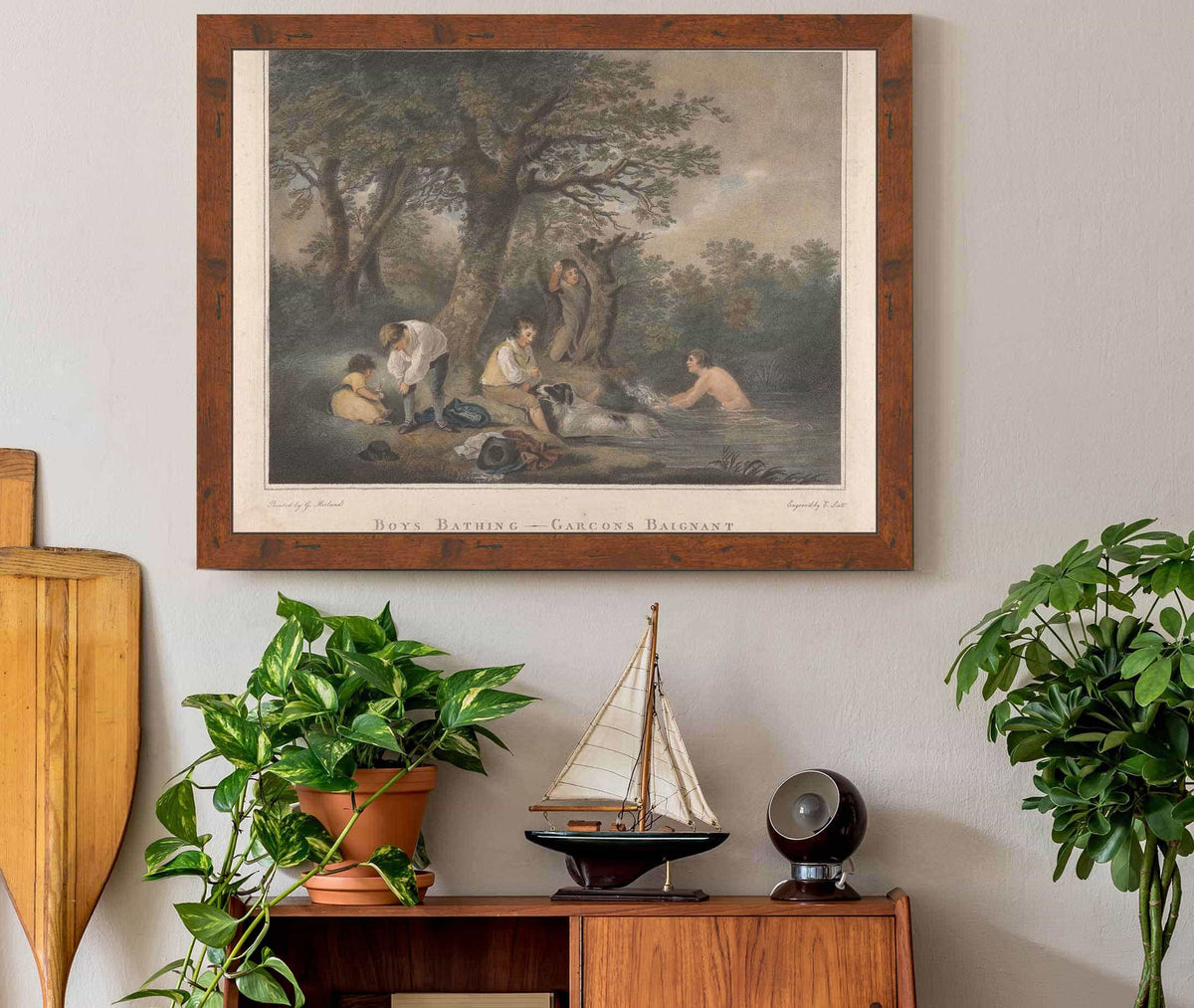 Boys Bathing by George Morland