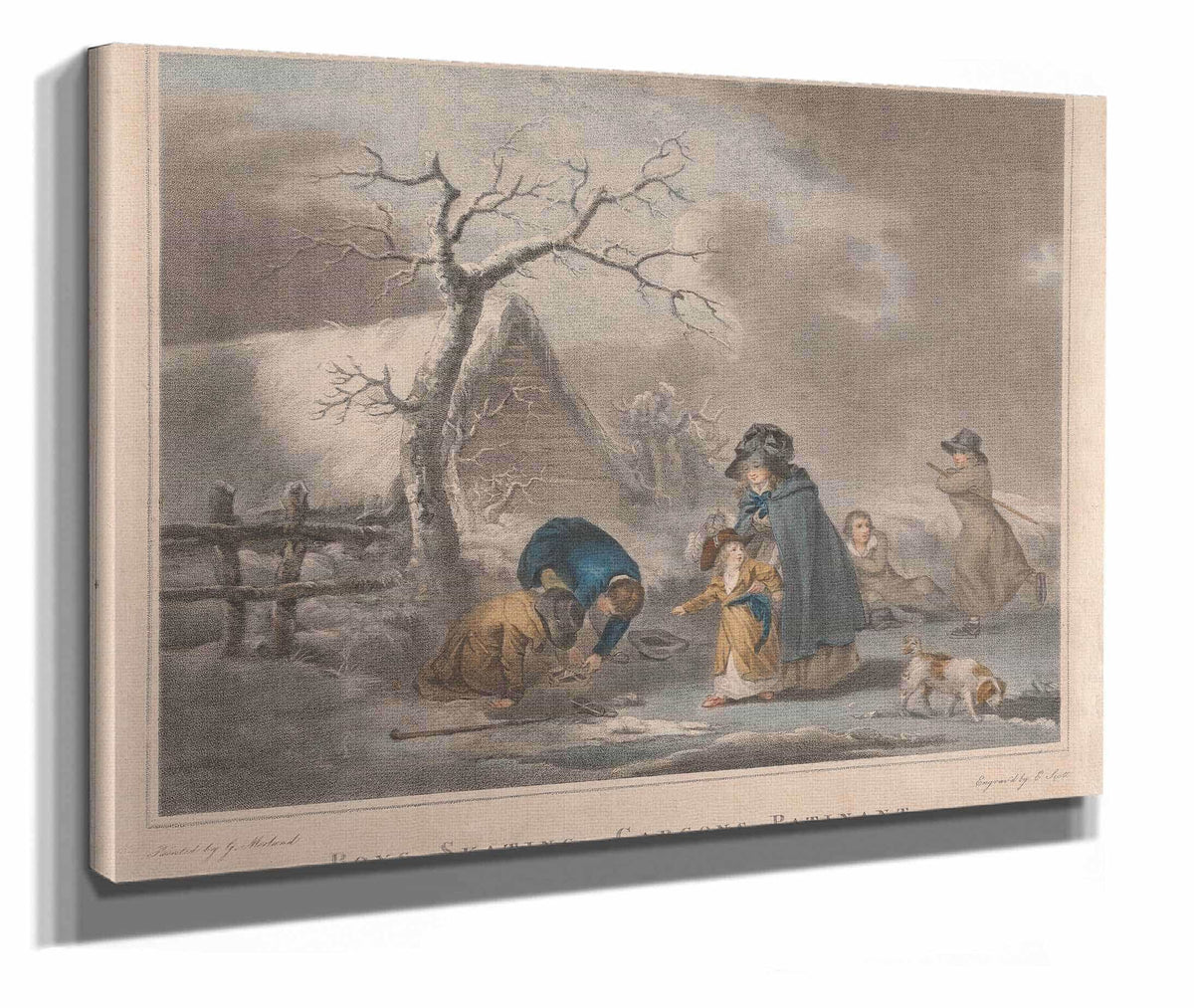 Boys Skating by George Morland