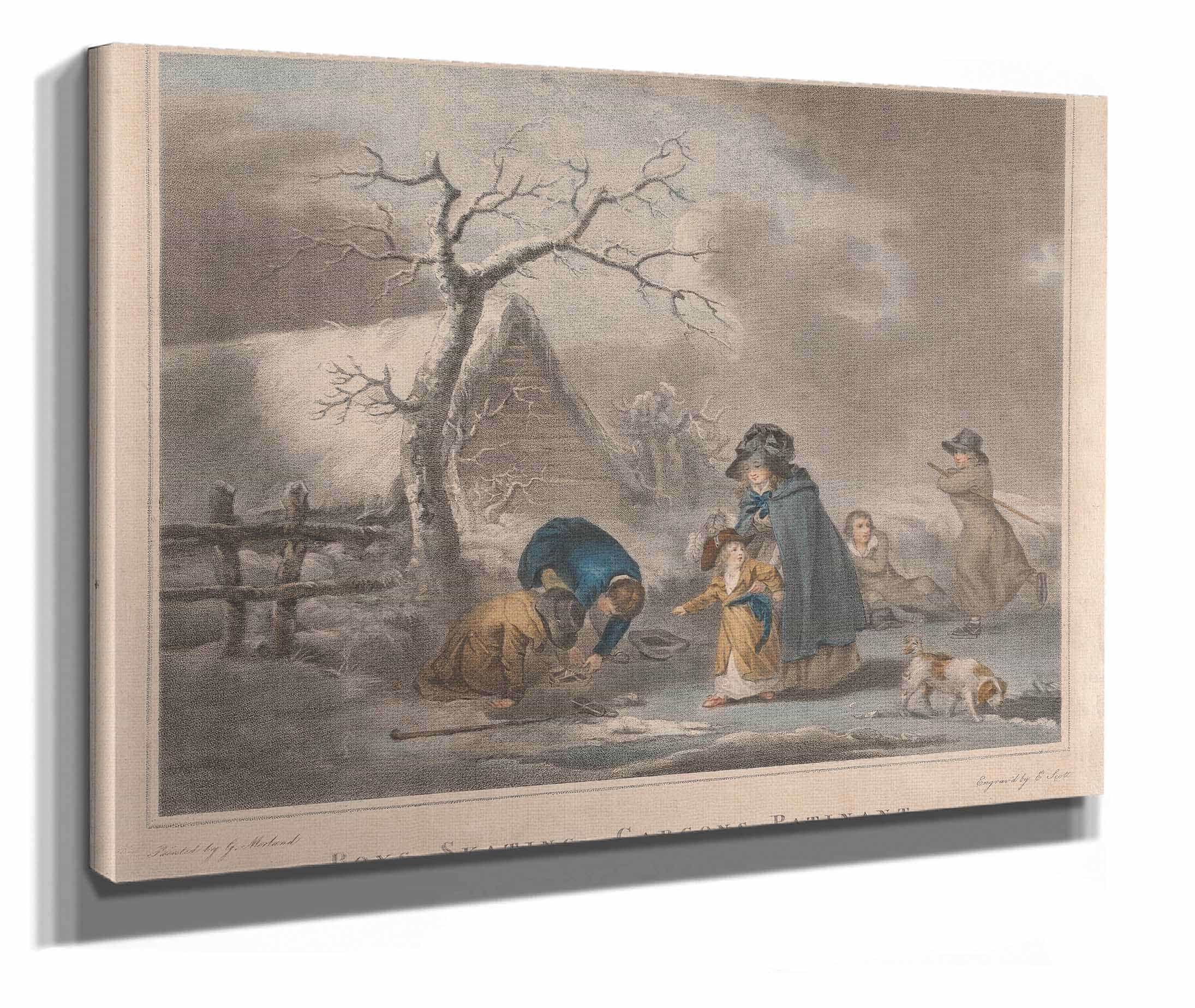 Boys Skating by George Morland
