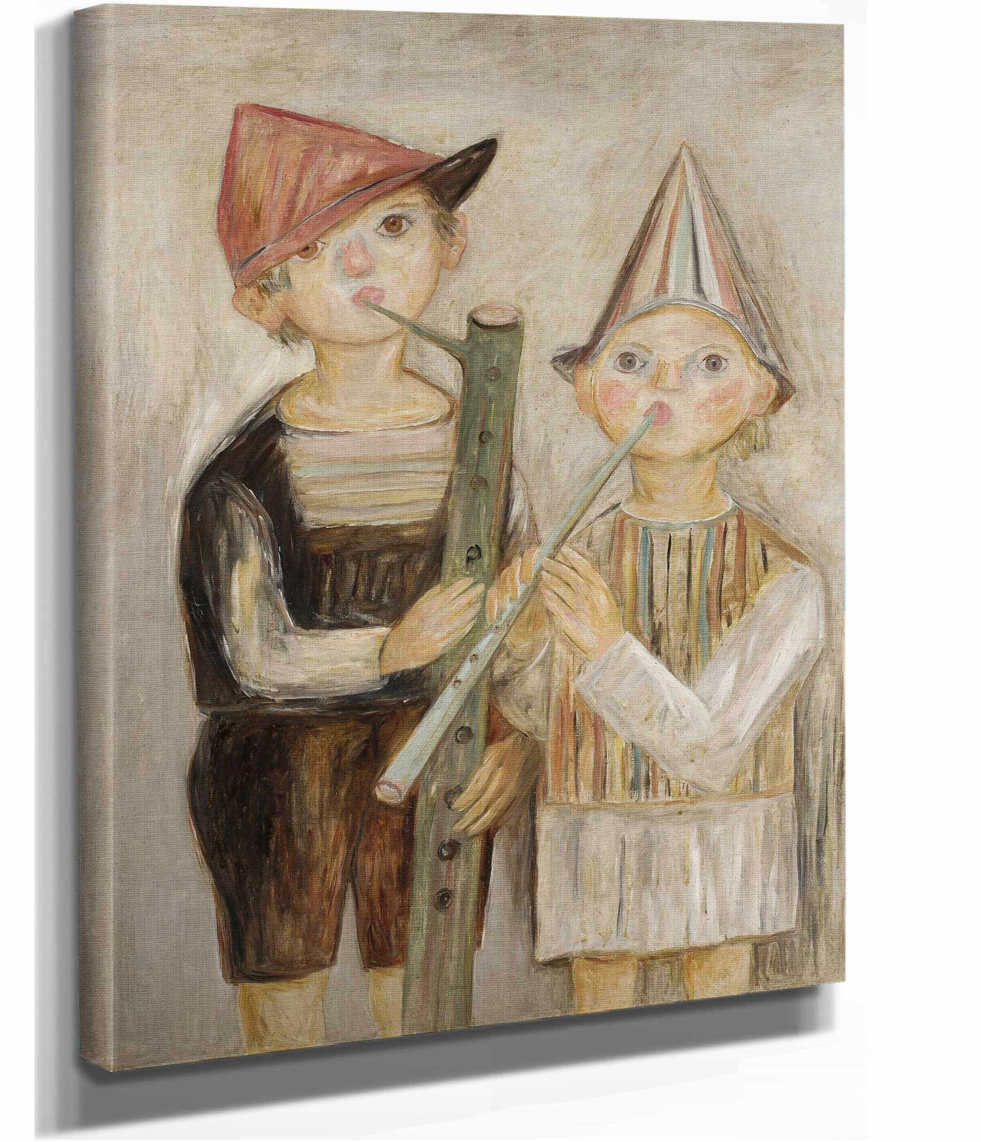 Boys With Rural Pipes by Tadeusz Makowski