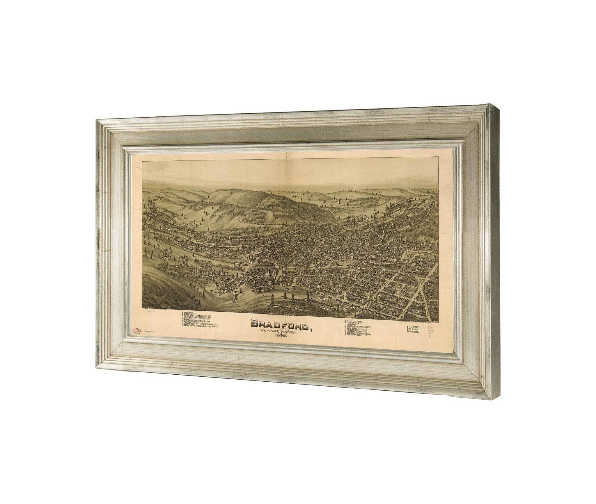 Bradford Mckean County Pennsylvania 1895  State Of Pennsylvania