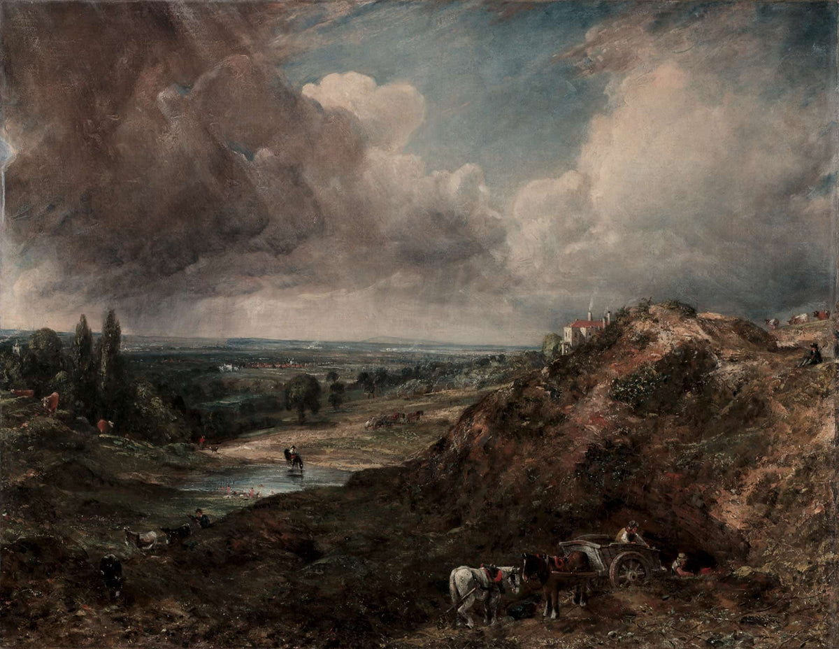 Branch Hill Pond Hampstead by John Constable