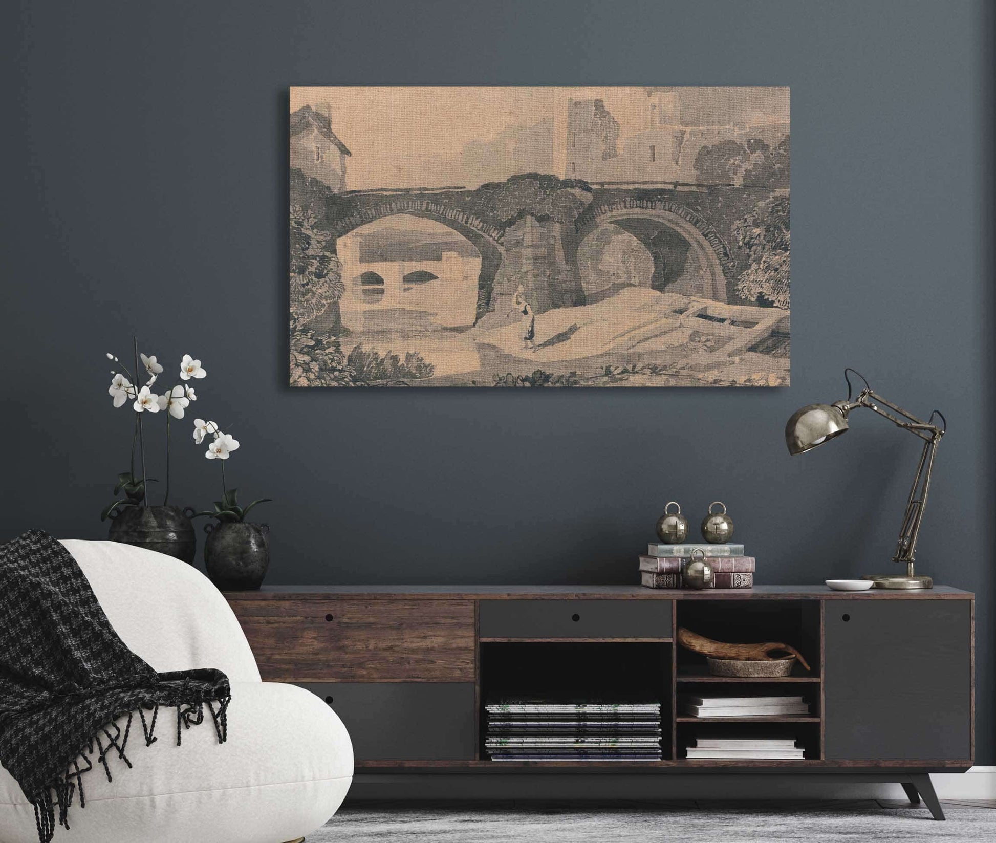 Brecon Bridge by John Sell Cotman