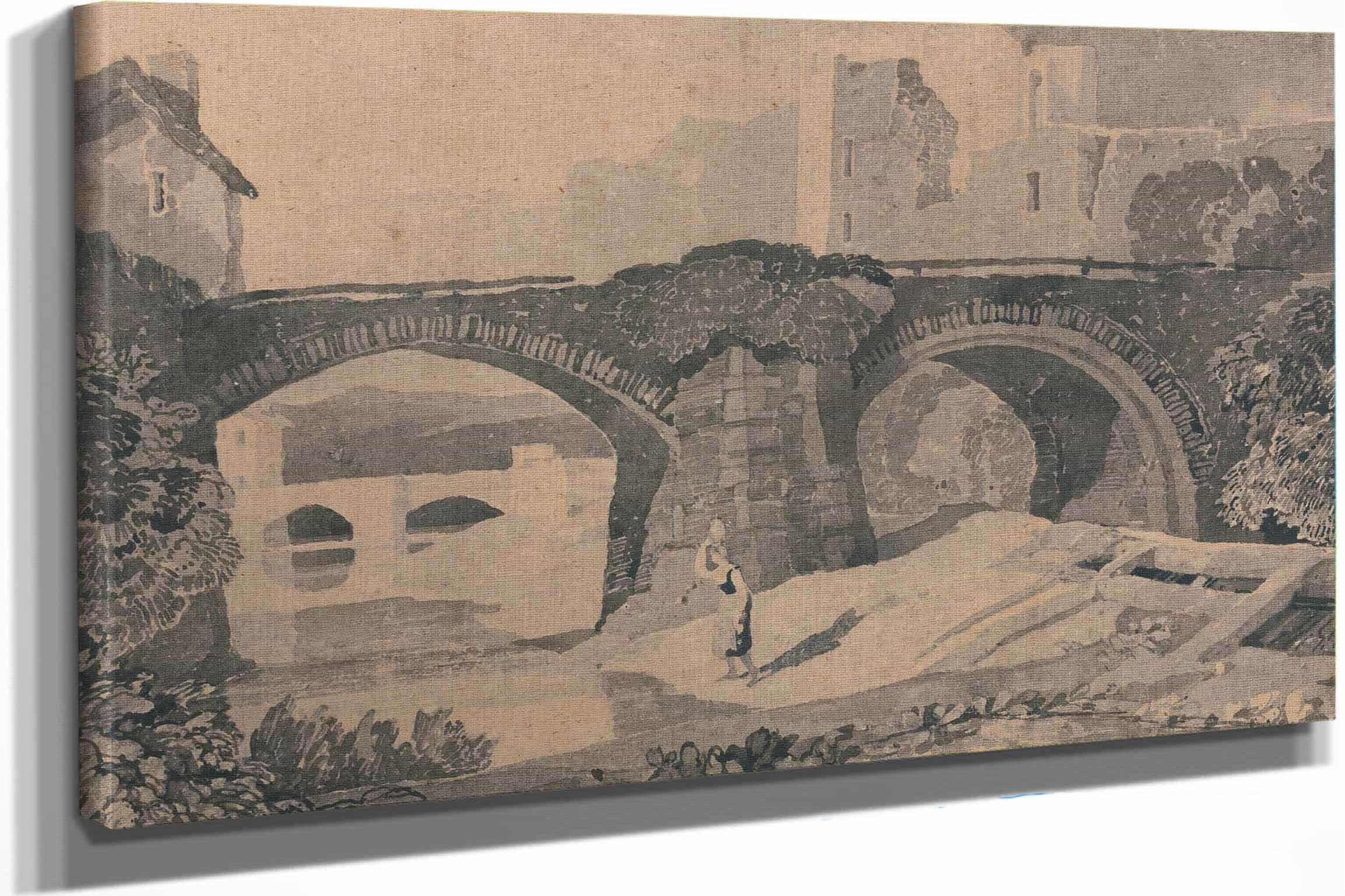 Brecon Bridge by John Sell Cotman
