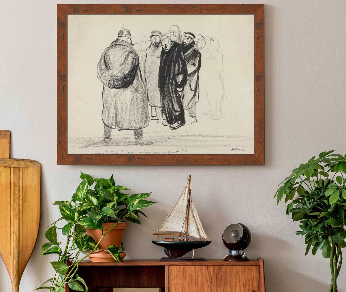 Bredouilles Lequipage Dun Zeppelin Probably by Jean Louis Forain