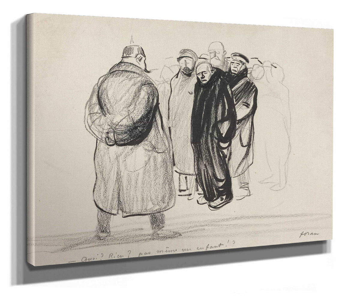 Bredouilles Lequipage Dun Zeppelin Probably by Jean Louis Forain