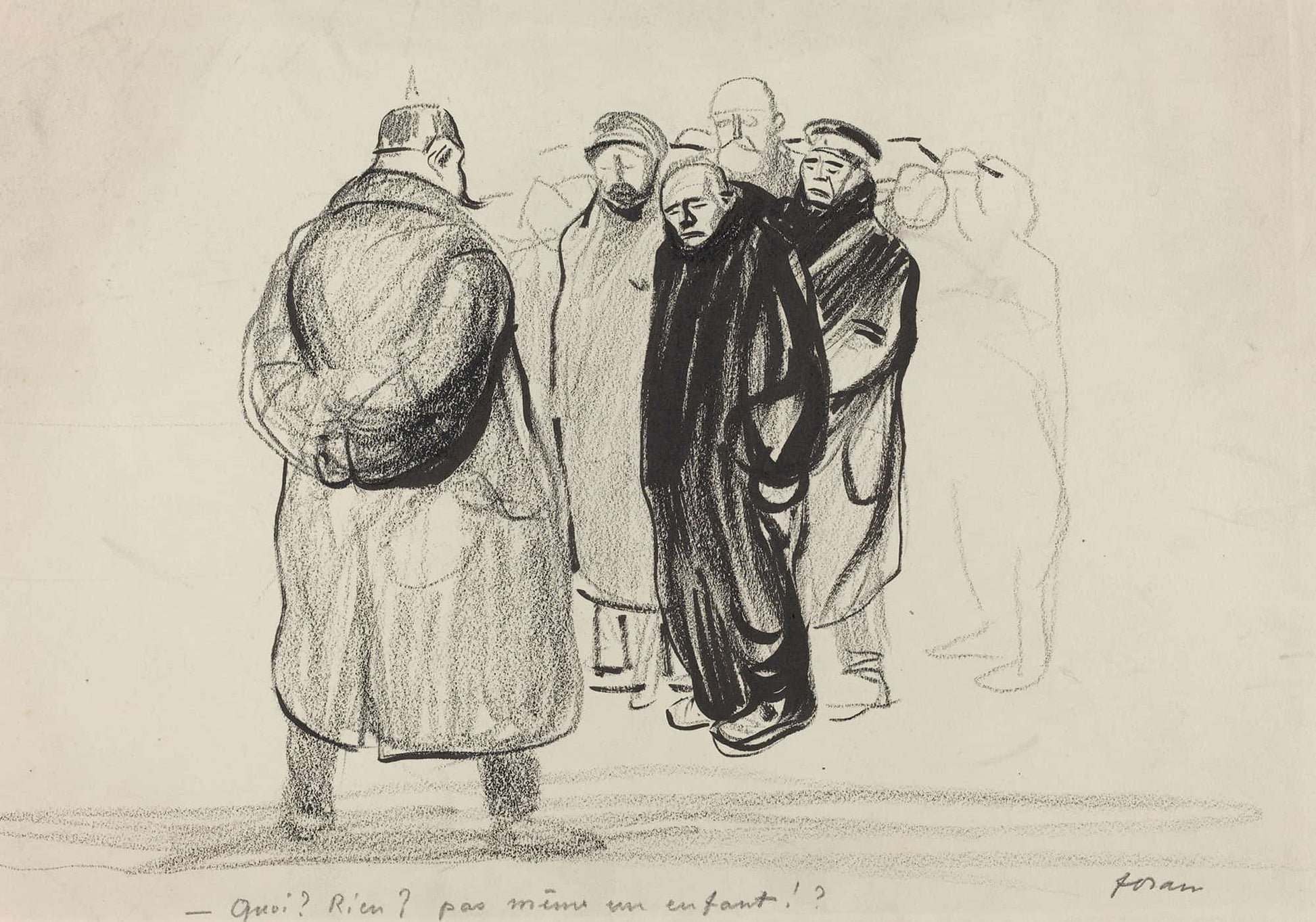 Bredouilles Lequipage Dun Zeppelin Probably by Jean Louis Forain