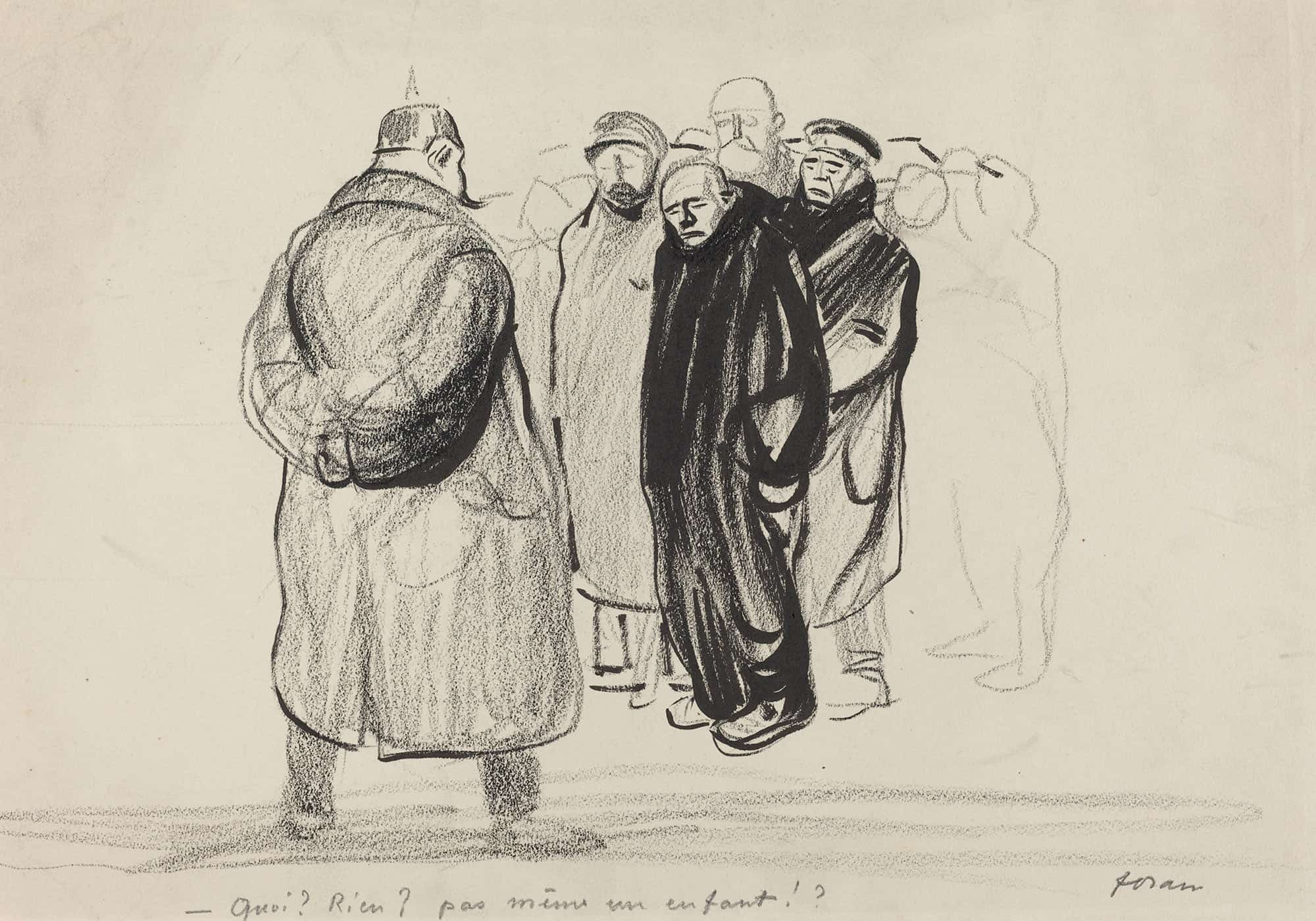 Bredouilles Lequipage Dun Zeppelin Probably by Jean Louis Forain