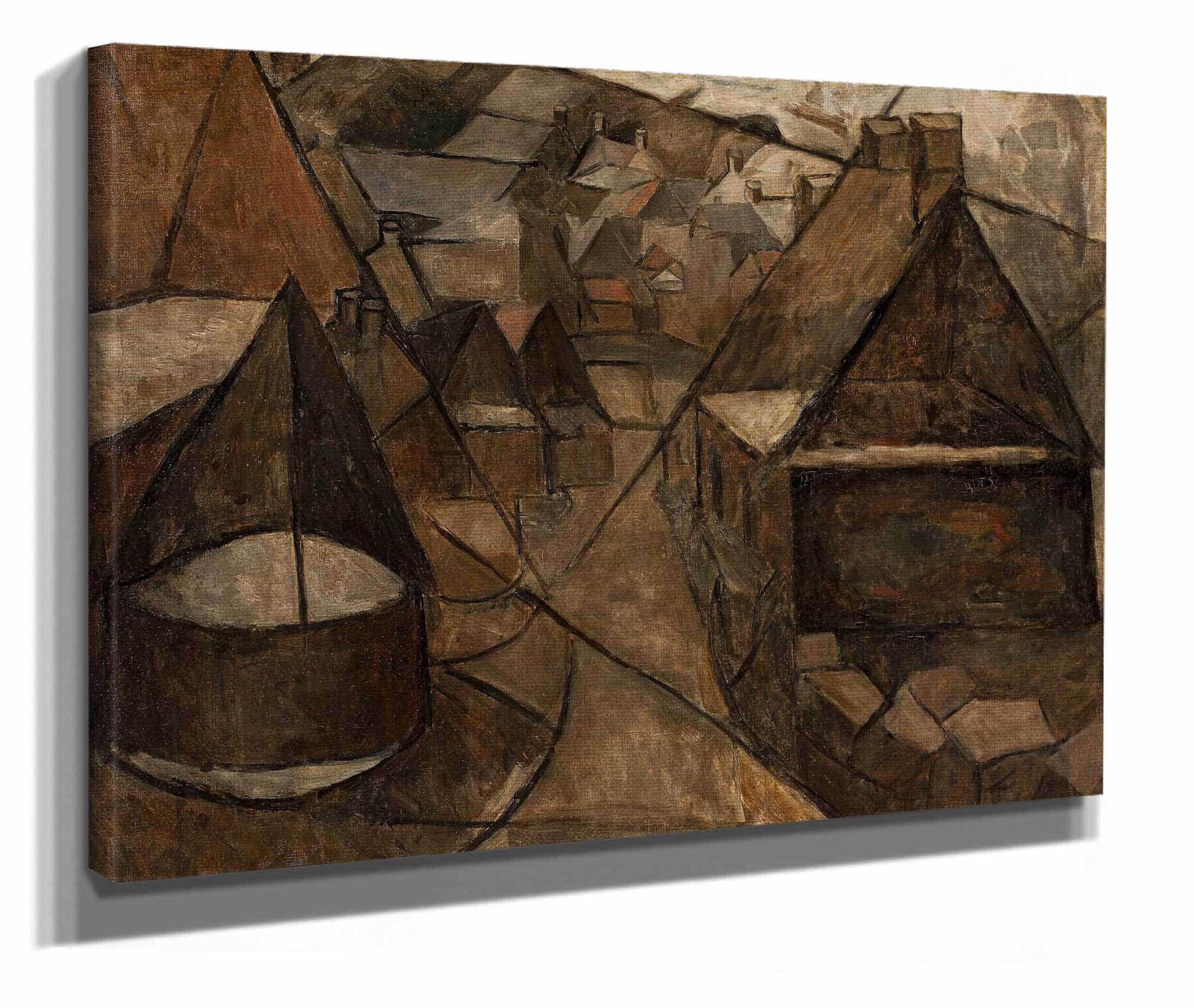 Breton Landscape With A Well by Tadeusz Makowski