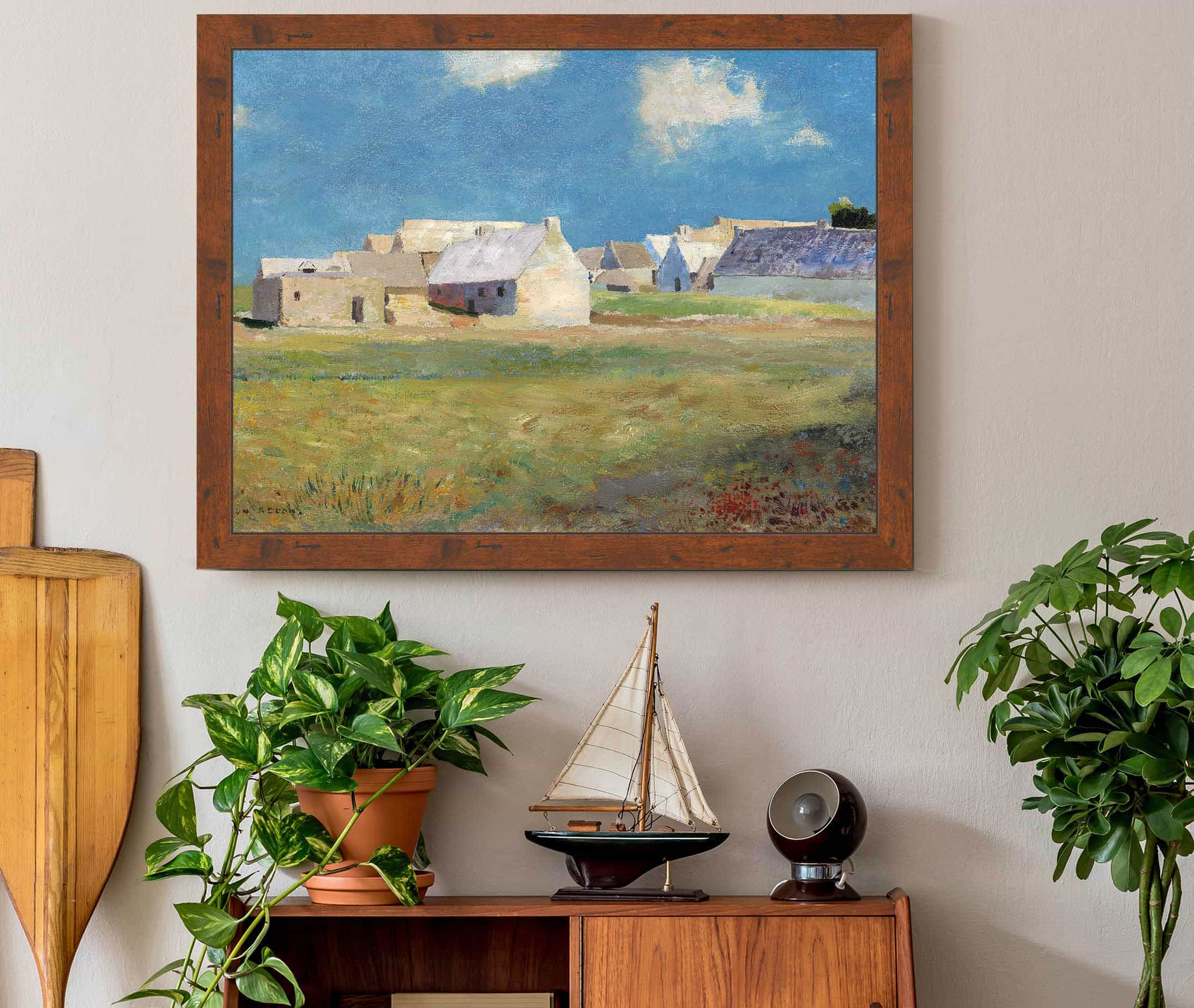 Breton Village by Odilon Redon
